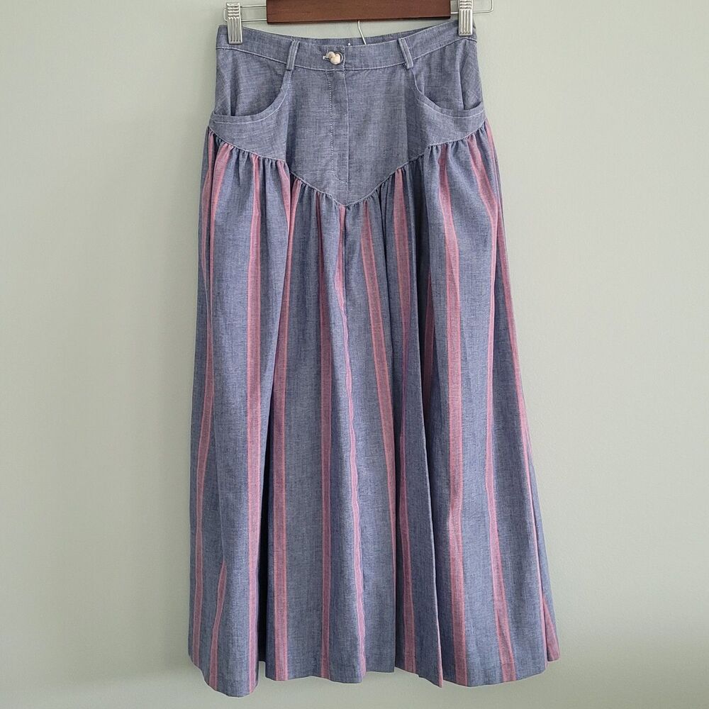 Panhandle Slim Skirt Western Wear Women's Size 8 Pockets Lightweight - Picture 3 of 6